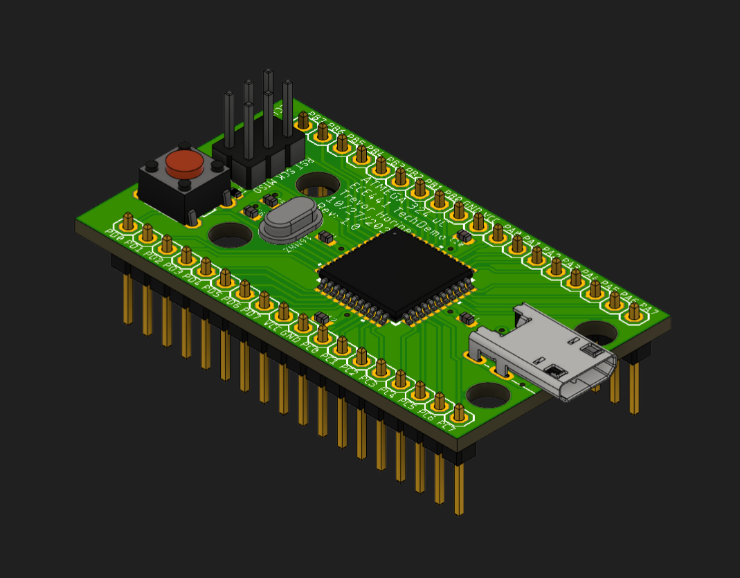 3D model of PCB